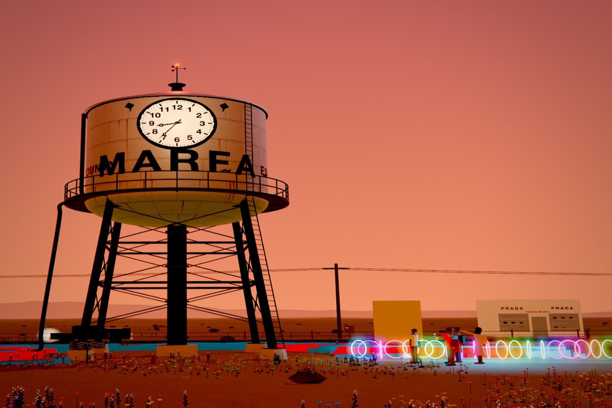 Water tower clock